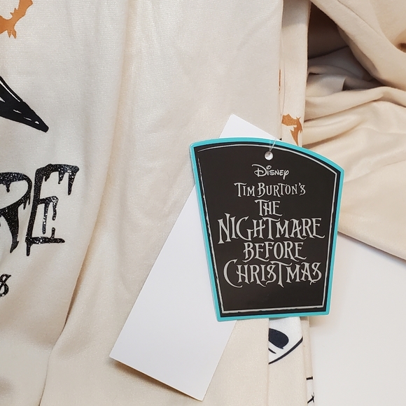 Disney Halloween Nightmare Before Christmas Women Girl SMALL Pajama SET NEW - Picture 3 of 5